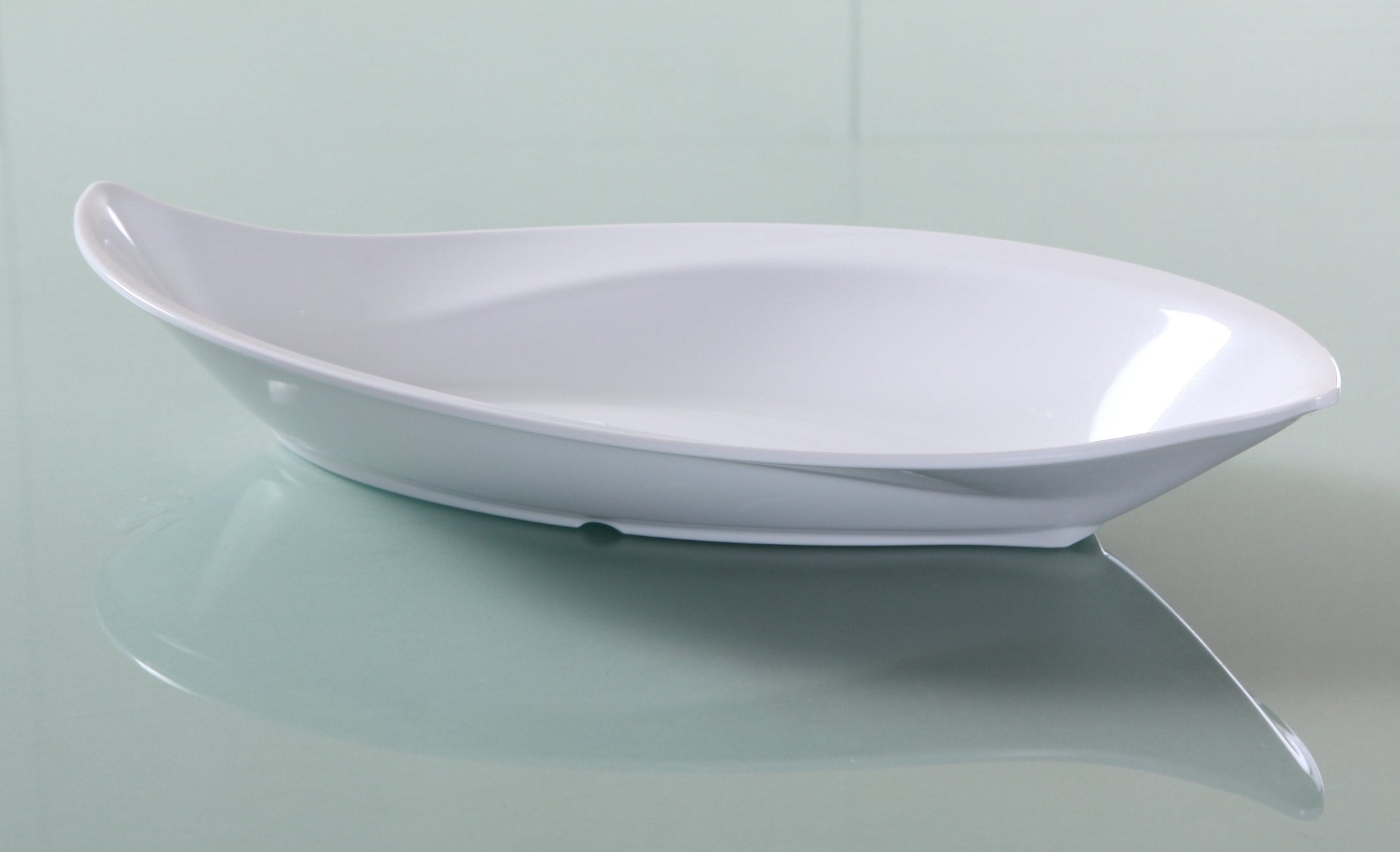 Yanco VE - 519 Venice Deep Plate, 48 oz Capacity, 19" Length, 9" Width, Melamine, Pack of 6