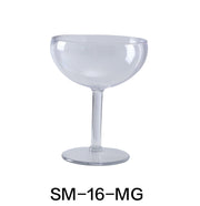 Yanco SM - 16 - MG Stemware Margarita Glass, 16 oz Capacity, 4.75"‚ Diameter, 6.5"‚ Height, Plastic, Clear Color, Pack of 24