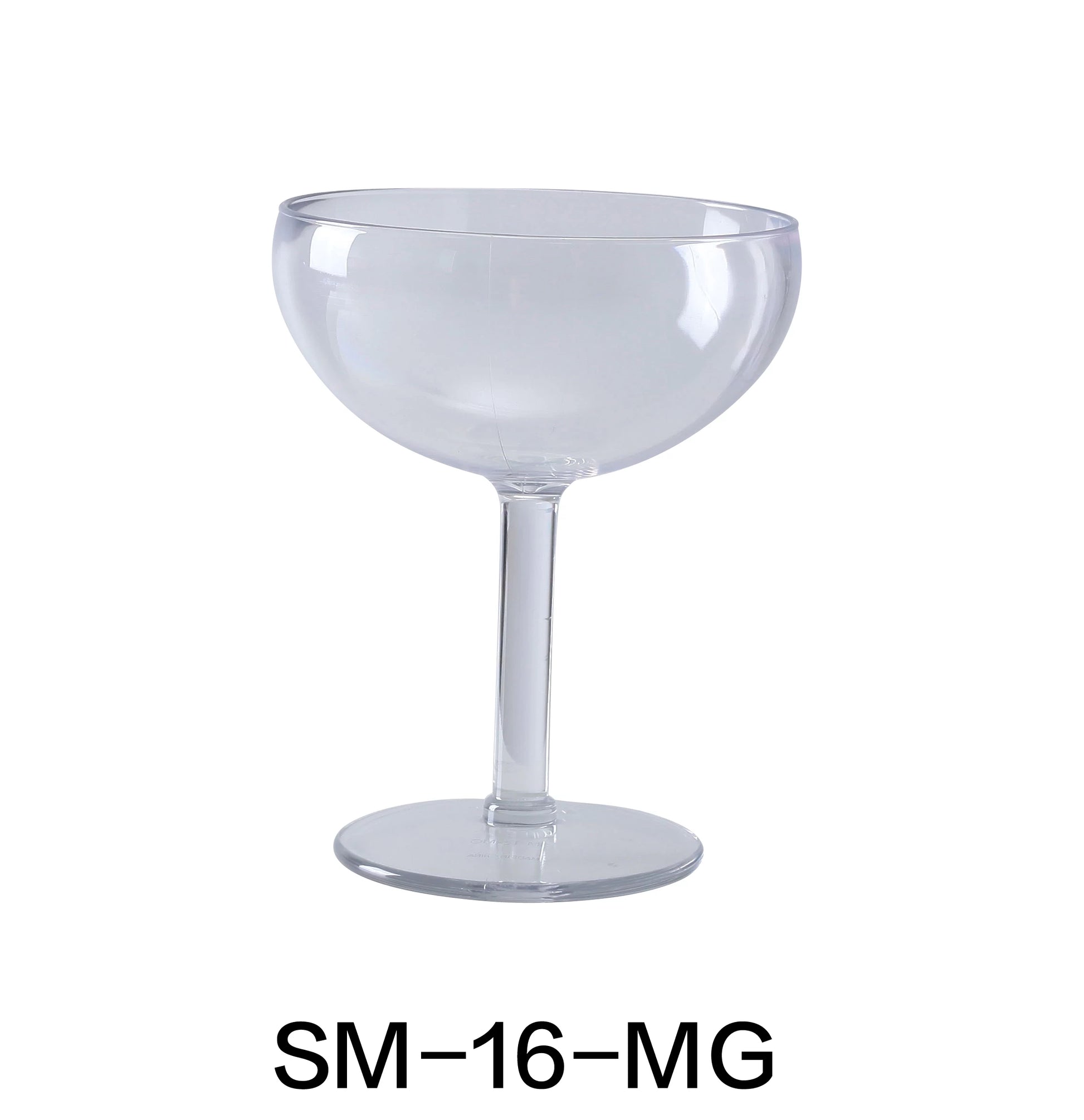 Yanco SM - 16 - MG Stemware Margarita Glass, 16 oz Capacity, 4.75"‚ Diameter, 6.5"‚ Height, Plastic, Clear Color, Pack of 24