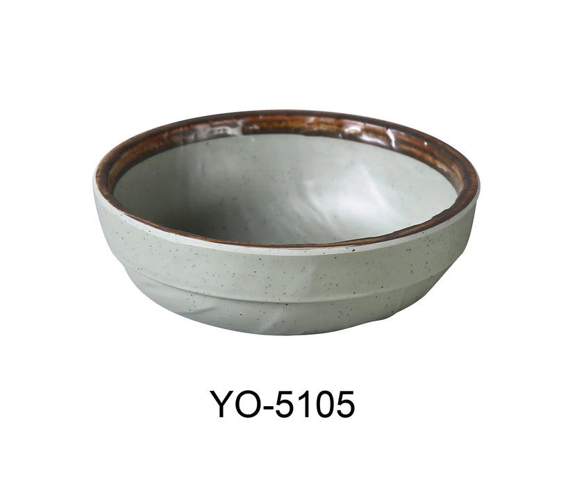 Yanco YO-5105 Yoto 5 1/2″ SALAD / SOUP BOWL 14 OZ, Melamine, Matte Finish, Pack of 48