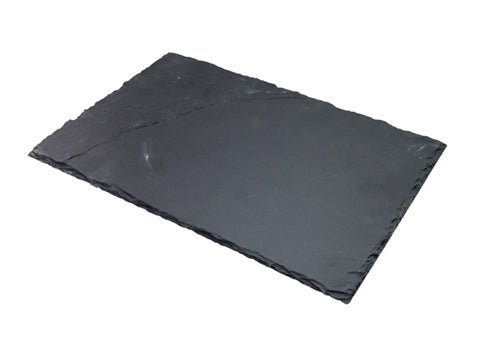 Winco WDL001 - 302 Slate Rectangular Platter 11.5" x 7 - 7/8"