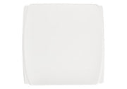 Winco Dalmata WDP002 - 205 Square platter 10.25", China, Creamy White
