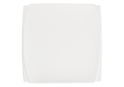 Winco Dalmata WDP002-205 Square platter 10.25", China, Creamy White