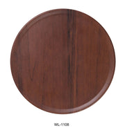YANCO WL - 1108 8 1/4"‚ X 3/4"‚ ROUND PLATE Melamine Woodland Dinner Plate, Pack of 36