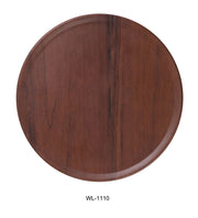 WL - 1110 10 1/4"‚ X 3/4"‚ ROUND PLATE Melamine Woodland Dinner Plate, Pack of 24