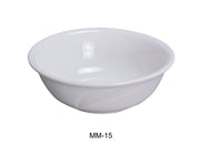 Yanco MM - 15 Miami 6"‚ Nappie Bowl, 12.5 Oz Capacity, China, Bone White, Pack of 36