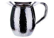 WINCO WPB - 3H Hammered Stainless Steel Bell Pitcher - 3 Qt.