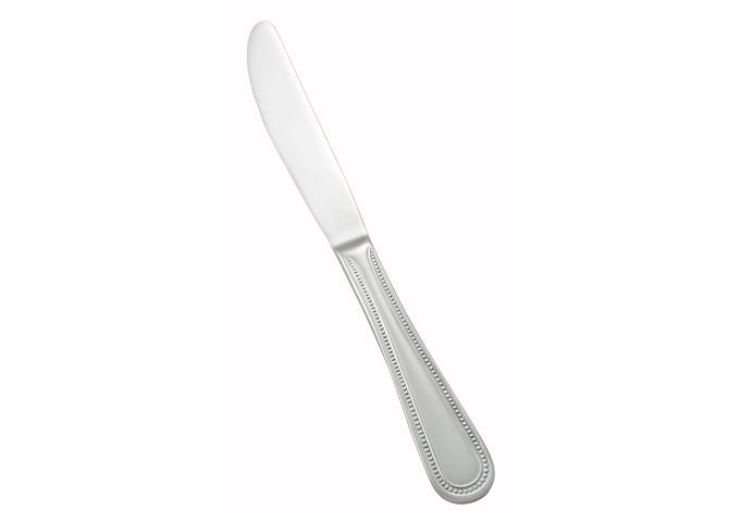 WINCO Deluxe Pearl 0036 - 08 Extra Heavyweight 18/8 Stainless Steel Dinner Knife