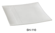 Yanco SH - 110 Shanghai 10.25"‚ Square Plate, China, Bone White (Pack of 24)