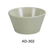 Yanco AD - 302 Ardis Bouillon Cup, 8 oz Capacity, 2"‚ Height, 3.5"‚ Diameter, Melamine, Pack of 48