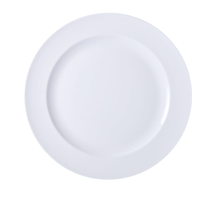 Yanco LD-109 London Dinner Plate, 9.25″ Diameter, China, Bone White, Pack of 24