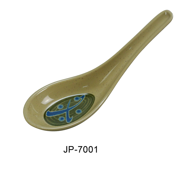 Yanco JP-7001 Japanese Soup Spoon, 5.5″ Length, Melamine, Pack of 72