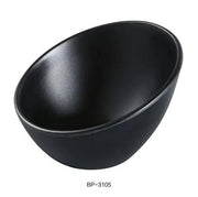 Yanco BP - 3105 Black Pearl - 2 Sheer Bowl, 5 oz , 5" Diameter, Melamine, Black Color with Mat finish