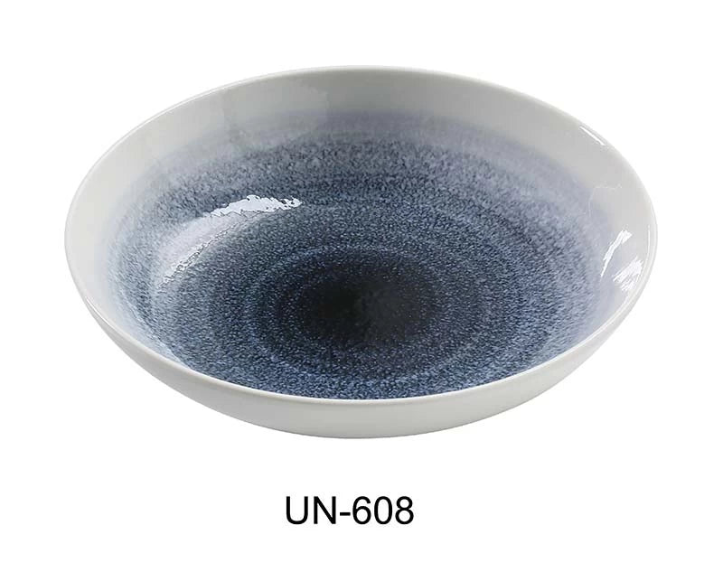 Yanco UN - 608 Universe 8 1/4"‚ X 2"‚ BOWL SALAD / SOUP BOWL 30 OZ Chinaware, Pack of 12