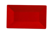 Yanco ME - 214 Mexico Plate, Rectangular, 14"‚ Length, 8"‚ Width, Melamine, Red Color with Black Speckled, Pack of 12