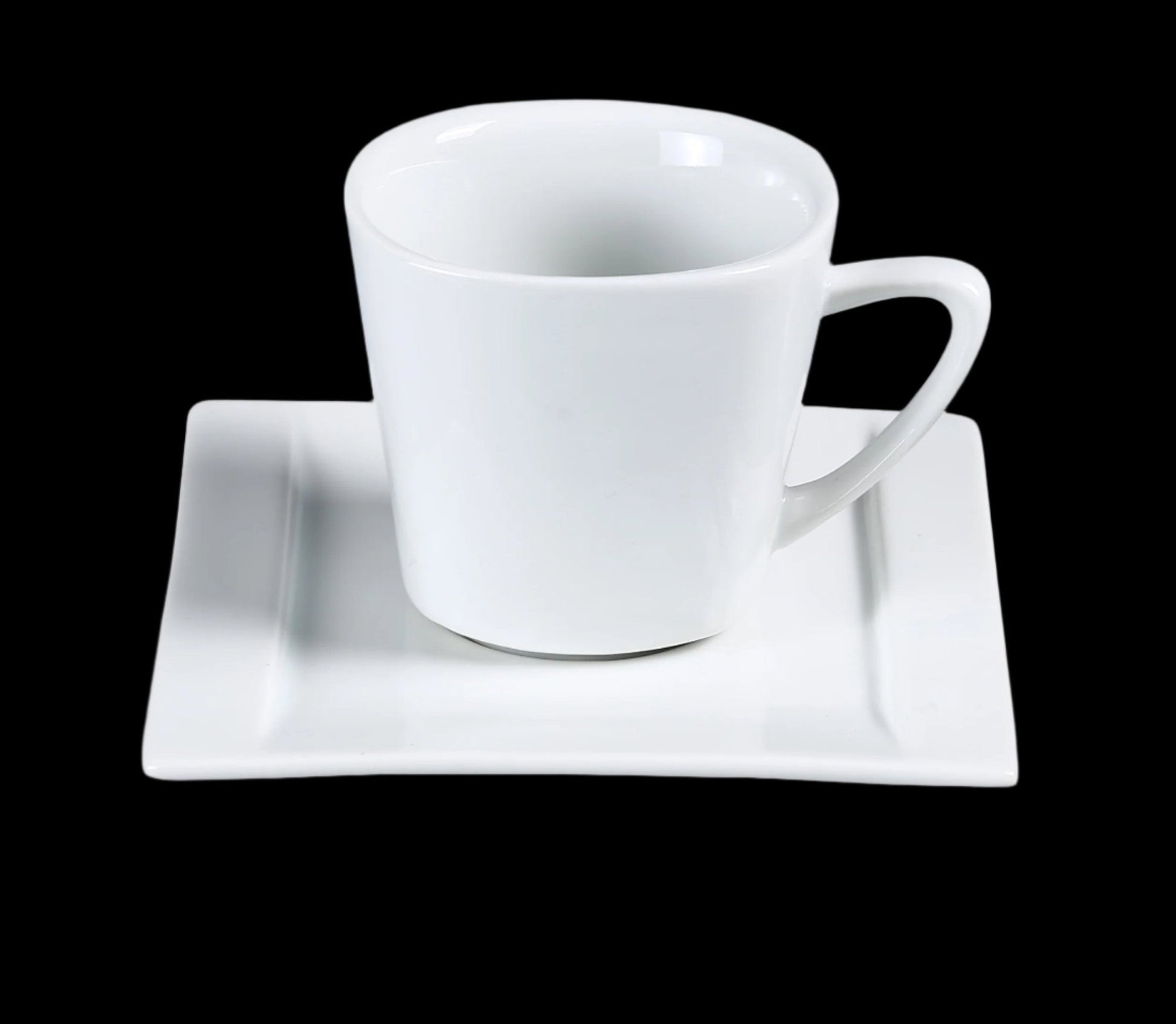 Yanco ML - 002 Mainland 5.5"‚ Saucer, Square, China, Super White, Pack of 36