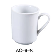 Yanco AC - 8 - S ABCO 8 oz Sierra Mug, 3.25"‚ Diameter, China, Super White, Pack of 36