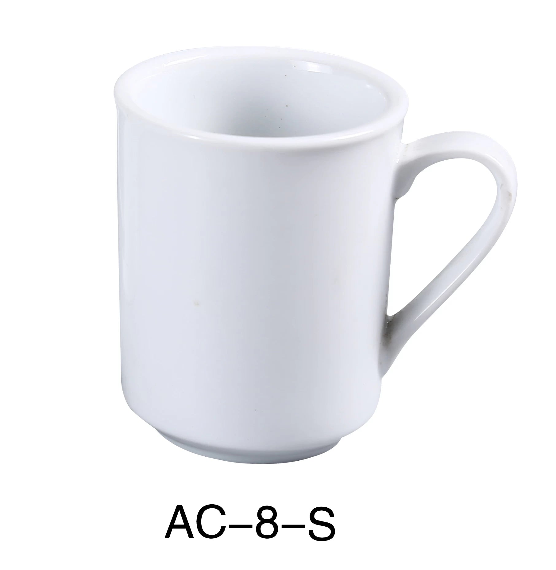 Yanco AC - 8 - S ABCO 8 oz Sierra Mug, 3.25"‚ Diameter, China, Super White, Pack of 36