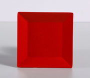 Yanco ME - 108 Mexico Plate, Square, 8"‚ Length, 8"‚ Width, Melamine, Red Color with Black Speckled, Pack of 48