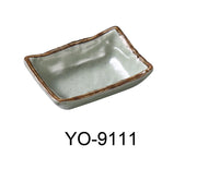 Yanco YO - 9111 Yoto 3"‚ X 2"‚ X 3/4"‚ SAUCE DISH 3 OZ, Melamine, Matte Finish, Pack of 48