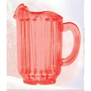 Yanco PC - 060R 3 - Spout Pitcher, 60 oz Capacity, 8.25"‚ Height, 5"‚ Diameter, Plastic, Red Color, Pack of 12