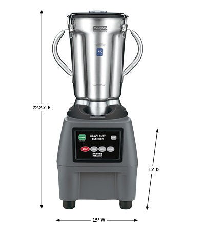 Waring CB15 Stainless Steel Food Blender 1 Gallon 3.75 HP