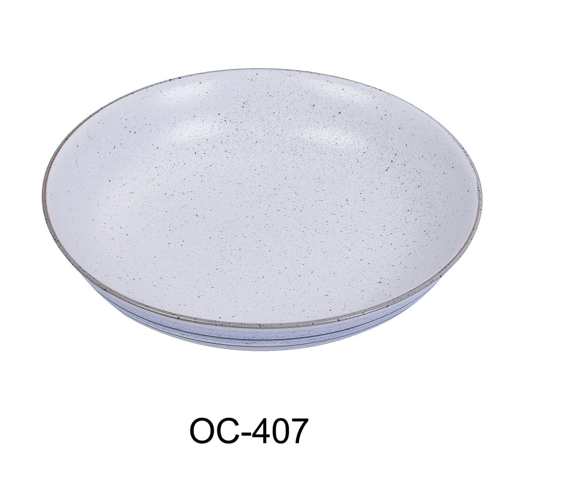 Yanco OC - 407 Ocean 7" X 1 1/2"‚ Deep Soup Plate 10 oz, China, Pack of 36