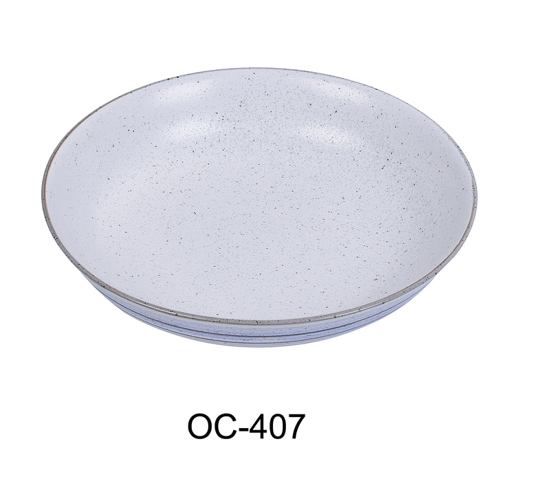 Yanco OC-407 Ocean 7″ X 1 1/2″ DEEP SOUP PLATE 10 OZ, China, Pack of 36