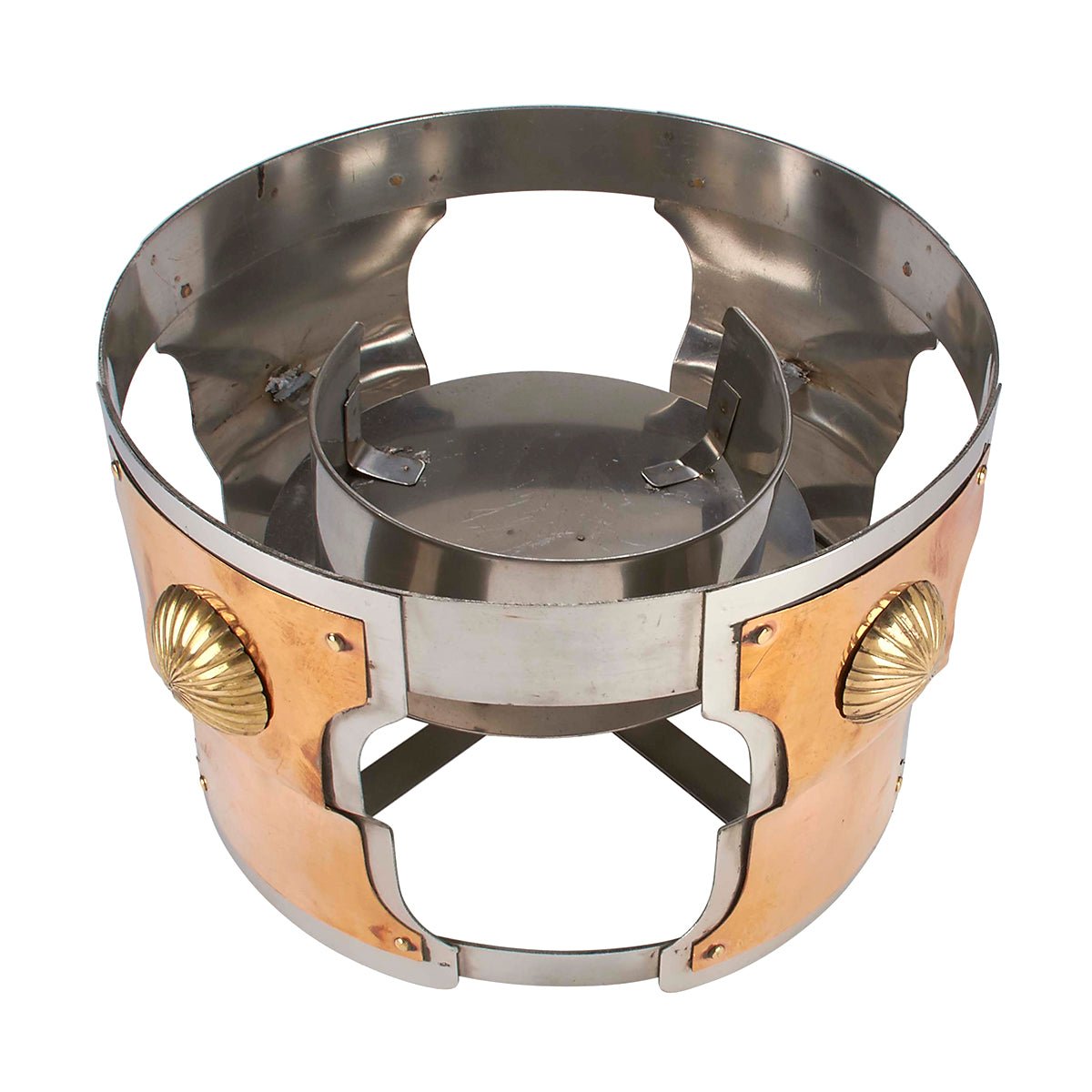 Stainless Steel/Copper Tikki Tava Stand - 15"