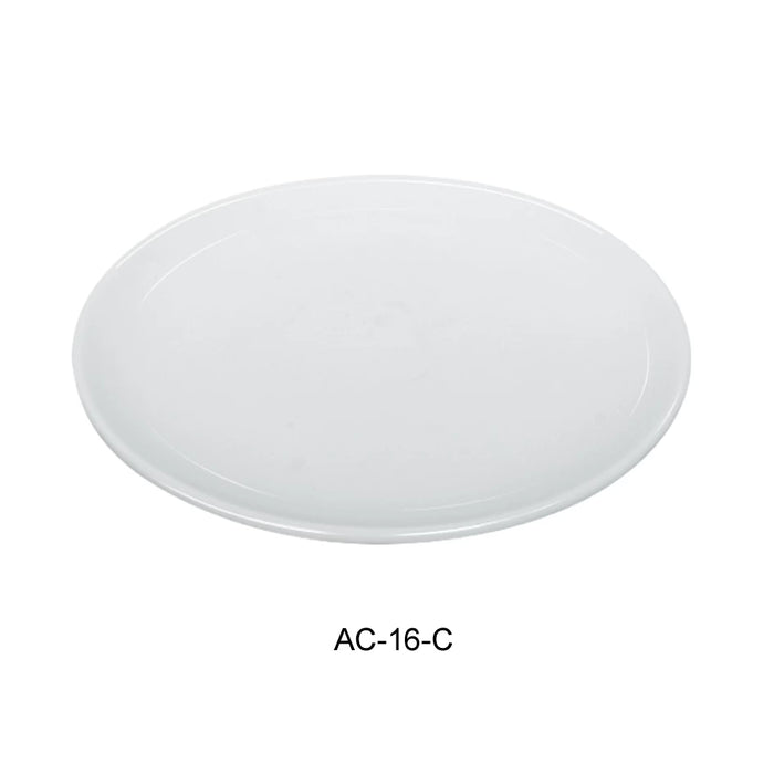 Yanco AC-16-C ABCO 16″ Coupe Plate, China, Super White, Pack of 3