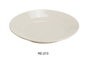 Yanco RE - 213 Recovery Salad Plate, 13"‚ Diameter, 2"‚ Height, China, American White Color, Pack of 12
