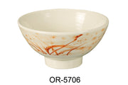 Yanco OR - 5706 Orchis Soup Bowl, 16 oz Capacity, 2.25"‚ Height, 6.25"‚ Diameter, Melamine, Gold Color, Pack of 48