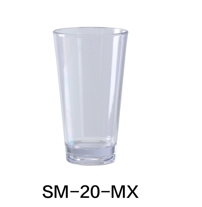Yanco SM-20-MX Stemware Mixing Cup, 20 oz Capacity, 6.25″ Height, 3.5″ Diameter top, Plastic, Clear Color, Pack of 24