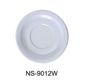 Yanco NS - 9012W Coupe Pattern Saucer, 5.5"‚ Diameter, Melamine, White Color, Pack of 48