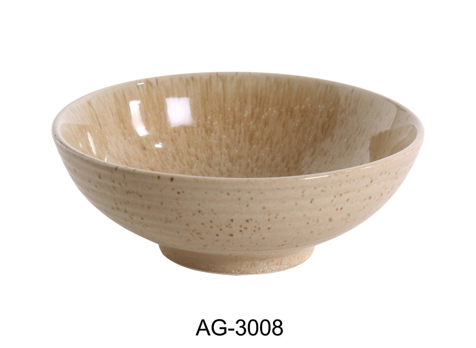 Yanco AG-3008 Agate 8″ X 3″ NOODLE BOWL 36 OZ, China, Pack of 12