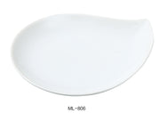Yanco ML - 806 5.75"‚ Leaf Shaped Plate, China, Super White, Pack of 36