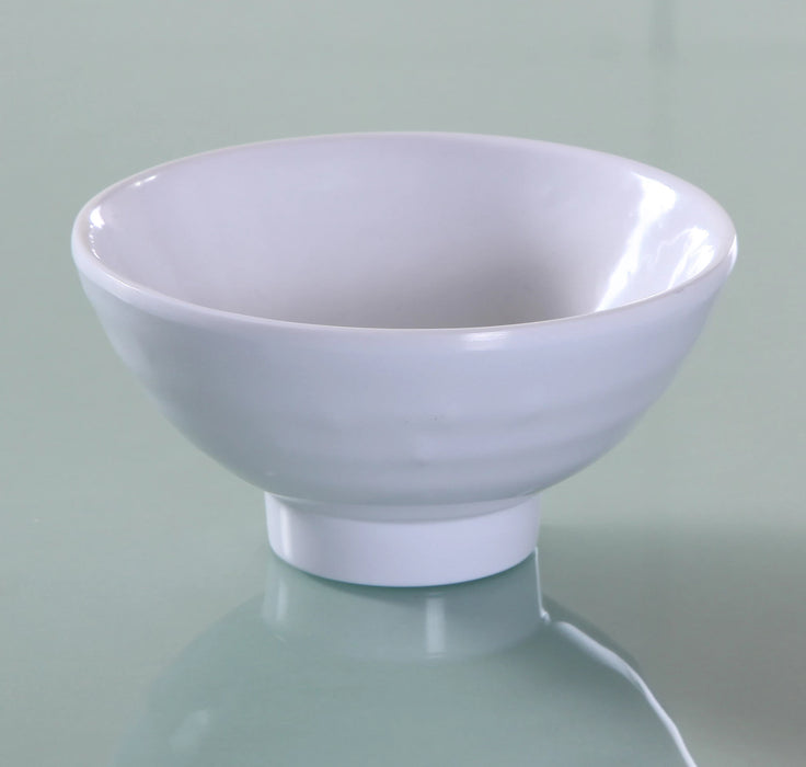 Yanco OK-5705 Osaka-2 Rice Bowl, 10 oz Capacity, 2.5″ Height, 4.75″ Diameter, Melamine, White Color, Pack of 60
