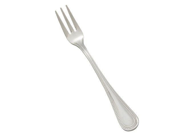 WINCO Deluxe Pearl 0036 - 07 Extra Heavy Stainless Steel Oyster Fork