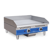 Globe GEG24 24" Medium Duty Electric Countertop Griddle - 5600W