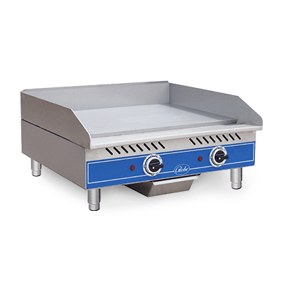 Globe GEG24 24" Medium Duty Electric Countertop Griddle - 5600W