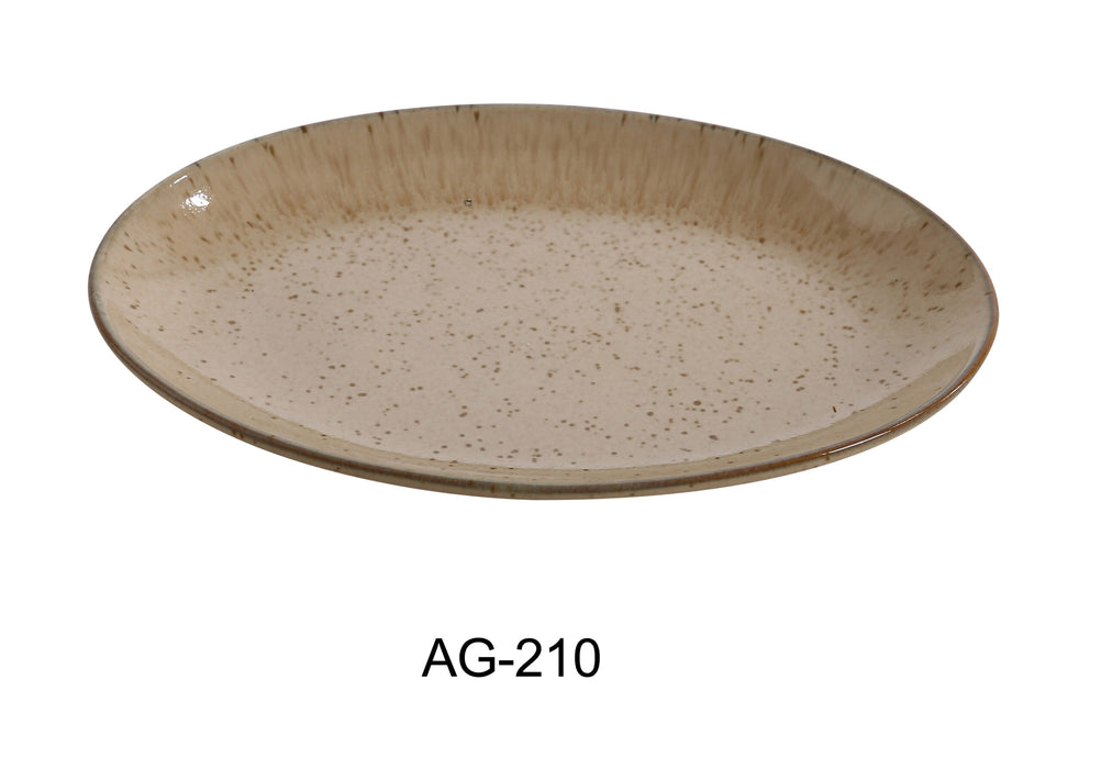 Yanco AG-210 Agate 10″ X 7″ COUPE PLATTER , China, Pack of 24