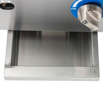 Globe GG24TG 24" Countertop Gas Griddle - 60,000 BTU, Thermostatic Controls