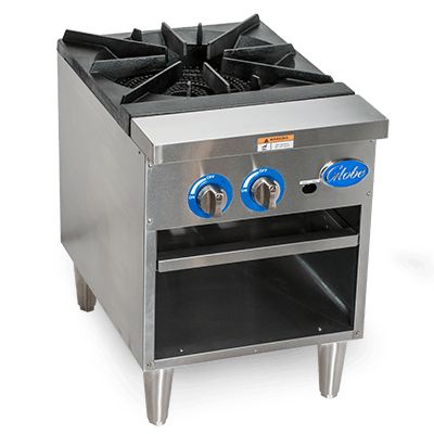 Globe GSP18G 18" Wide Single Burner Stock Pot Range - 100,000 BTU