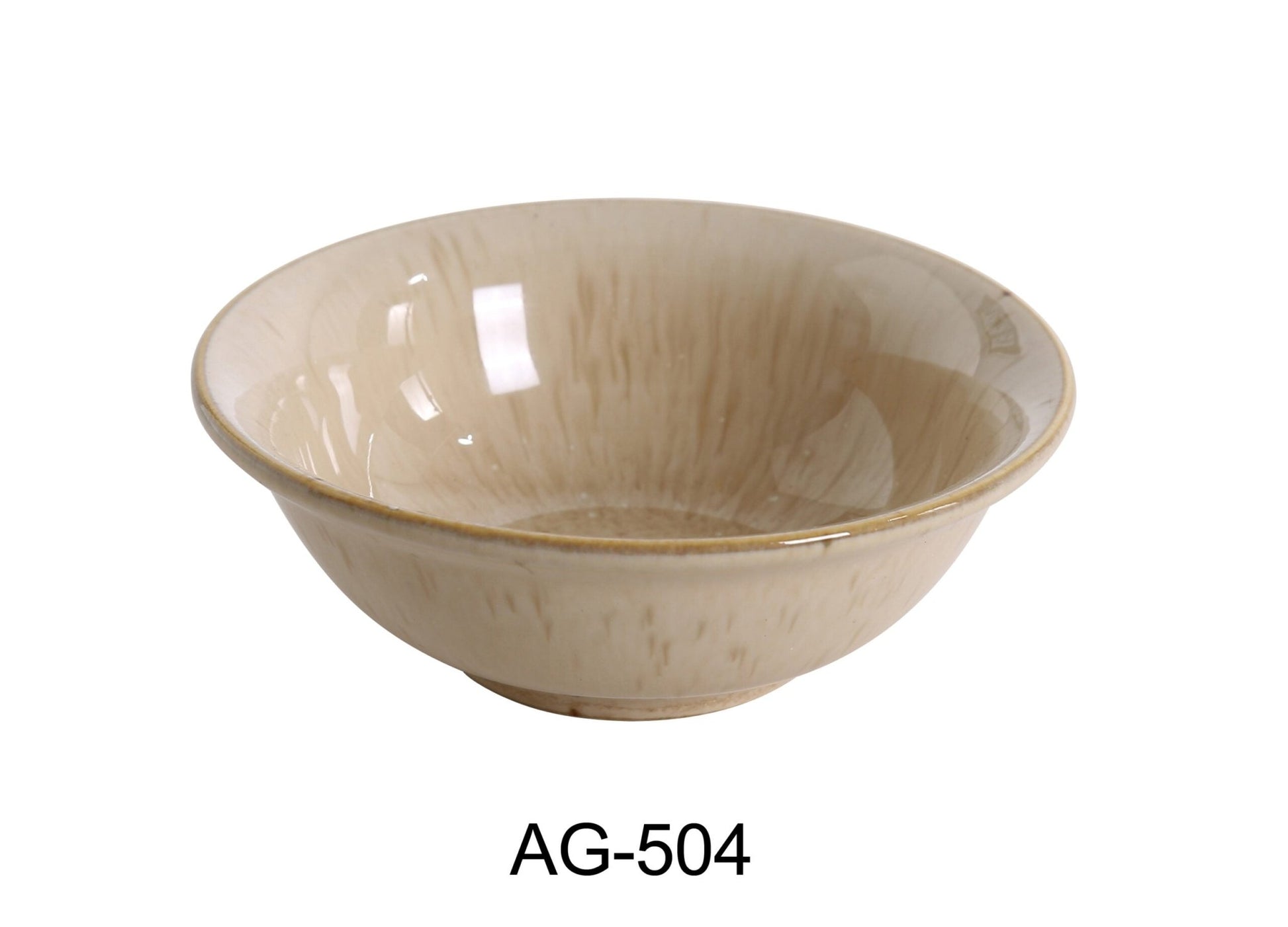 Yanco AG - 504 Agate 4 3/4"‚ X 1 3/4"‚ RICE BOWL 8 OZ, China, Pack of 36