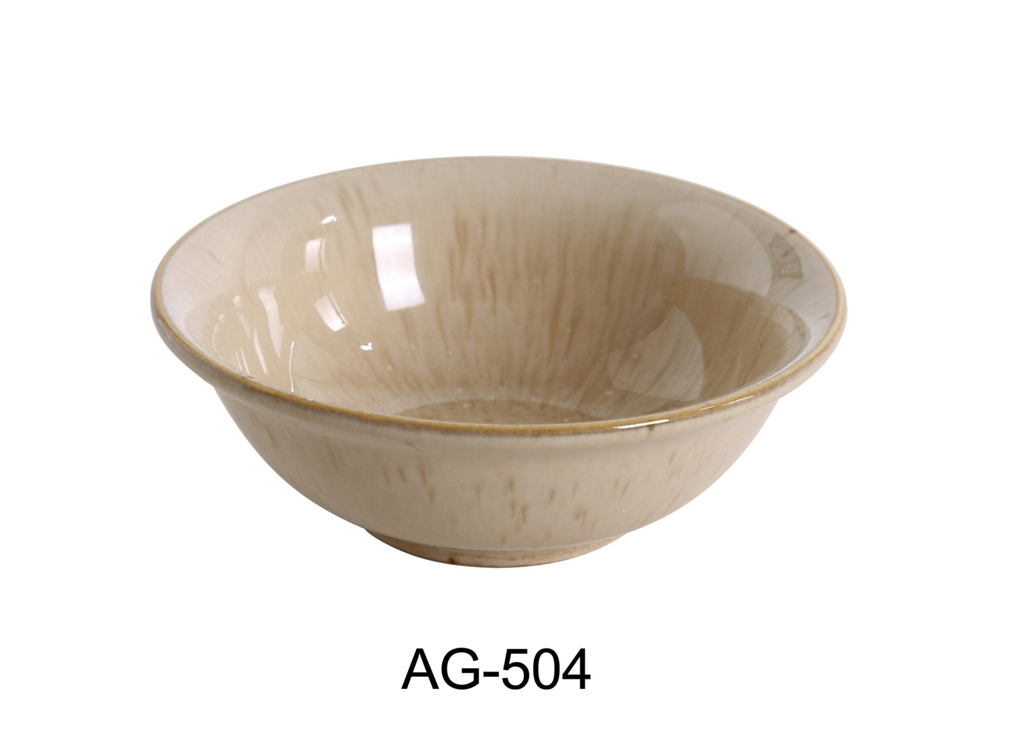 Yanco AG - 504 Agate 4 3/4"‚ X 1 3/4"‚ RICE BOWL 8 OZ, China, Pack of 36