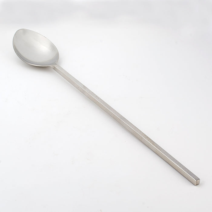 Hammered Stainless Steel Buffet Serving Spoon - 13 Inches (33 cm)