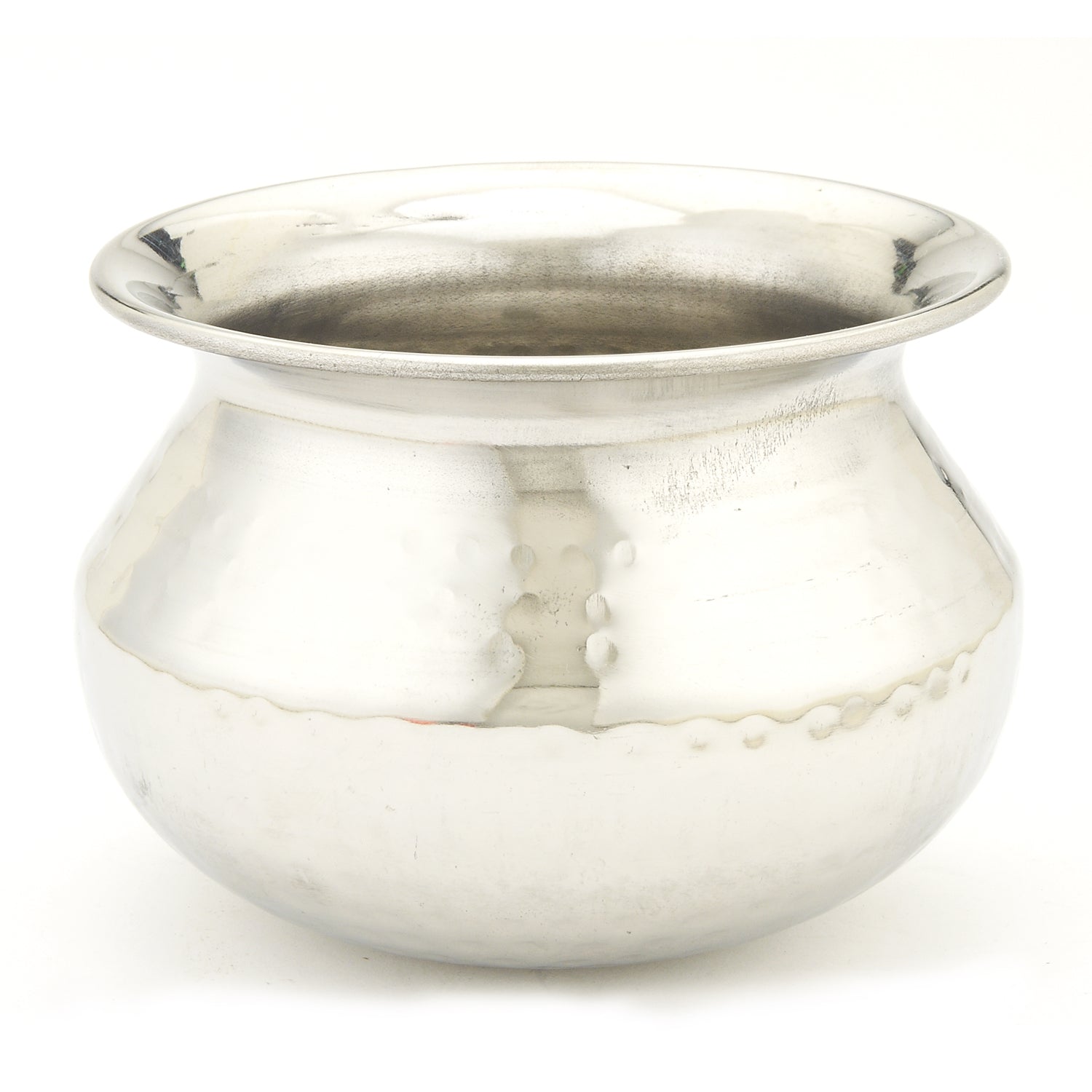 Hammered Stainless Steel Dal Dish 14 Oz. (414 ml)