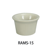 Yanco RAMS - 15 Recovery Ramekin, 1.5 OZ, 2.375" X 1.5"‚ China, Smooth American White Color, Pack of 48