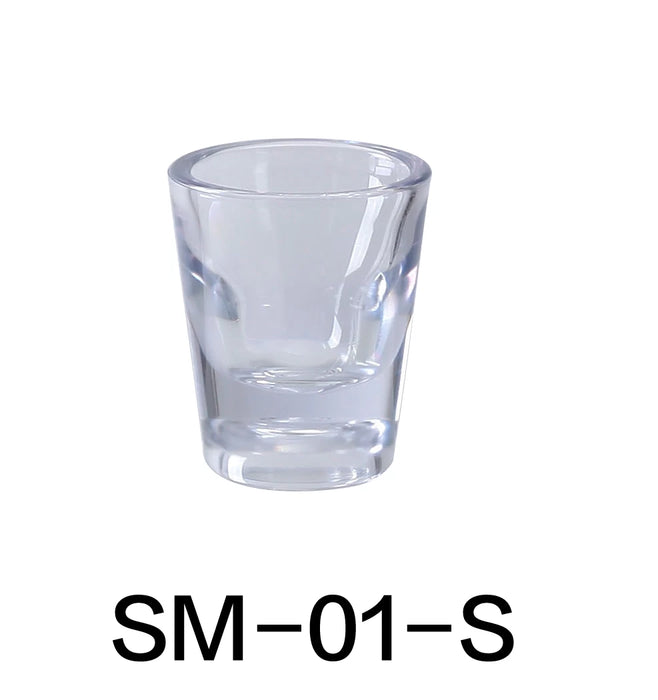 Yanco SM-01-S Stemware Short Cup, 1 oz Capacity, 2″ Diameter, 2.75″ Height, Plastic, Clear Color, Pack of 24