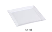 Yanco LK - 105 Lion King 5.25"‚ Square Plate, China, Bone White, Pack of 36